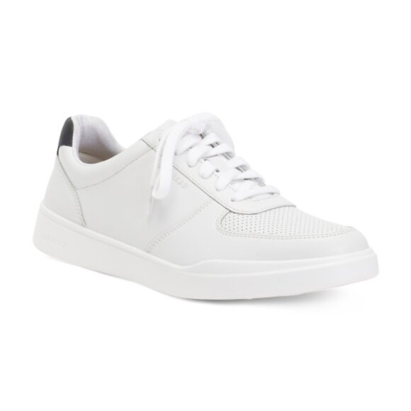 COLE HAAN Men's Leather Grand Plus Pureshot Court Sneakers - Picture 1 of 2